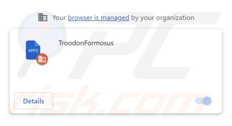 TroodonFormosus unwanted app