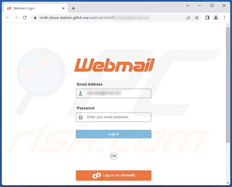 Webmail Account Upgrade scam email promoted phishing site