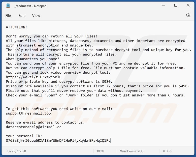 Wzqw ransomware text file (_readme.txt)