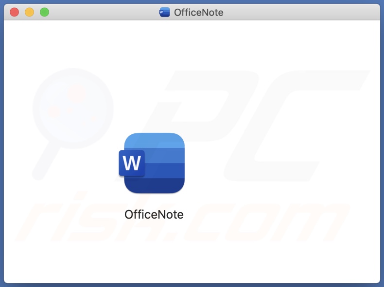 OfficeNote application disguise of XLoader malware