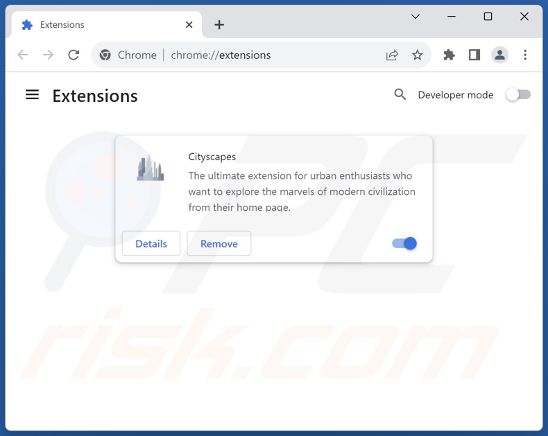 Removing schcm.com related Google Chrome extensions