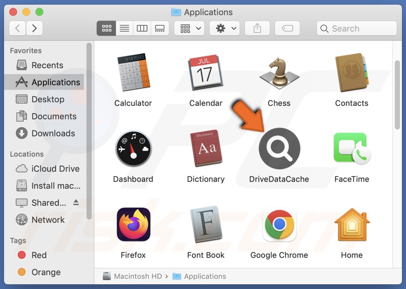 DriveDataCache adware