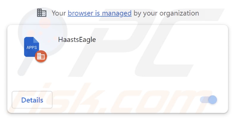 HaastsEagle malicious app