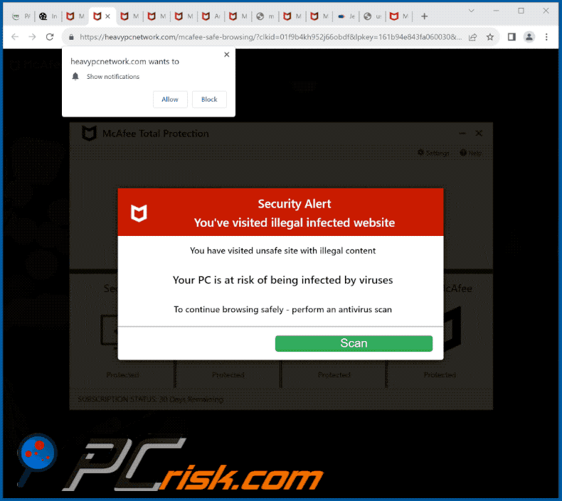heavypcnetwork[.]com website appearance (GIF)