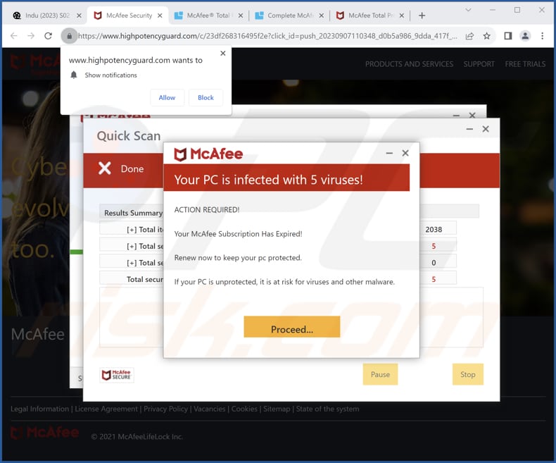 highpotencyguard[.]com ads