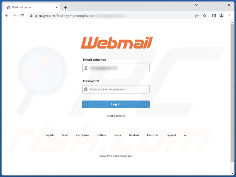 Incoming Messages Were Not Delivered scam email promoted phishing site