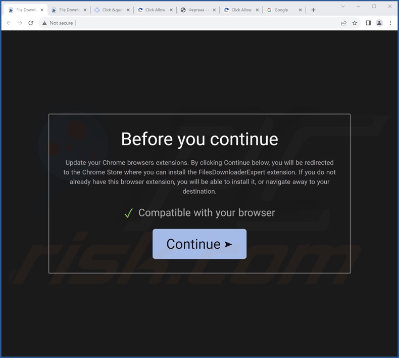 Deceptive website used to promote key pro browser hijacker