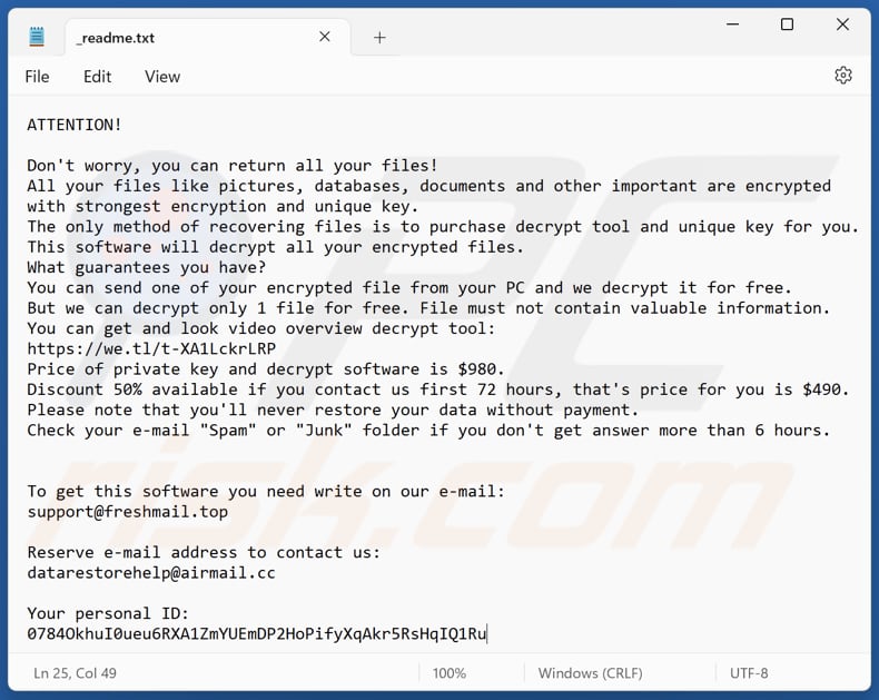 Oohu ransomware text file (_readme.txt)