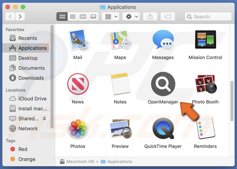 OpenManager adware