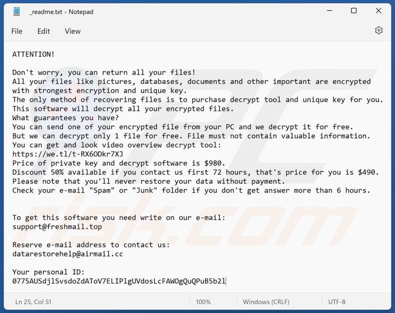 Rzfu ransomware text file (_readme.txt)