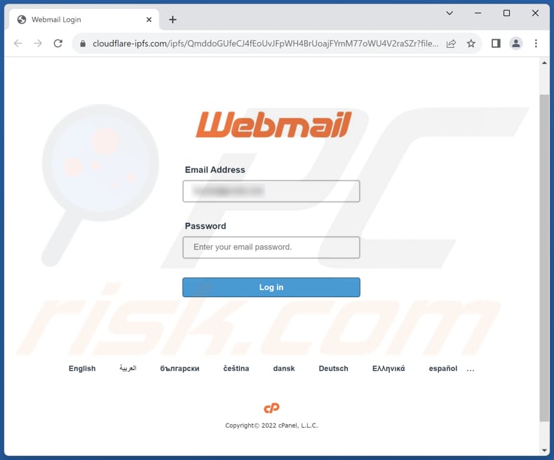 Switch To New Version email scam phishing page