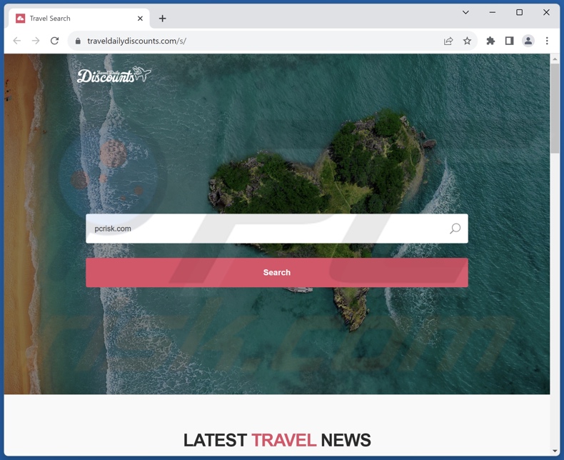 traveldailydiscounts.com browser hijacker
