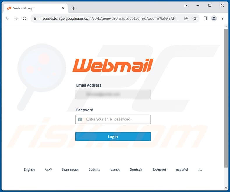 Phishing site promoted via Verify Your Email Address email scam (2023-09-15)