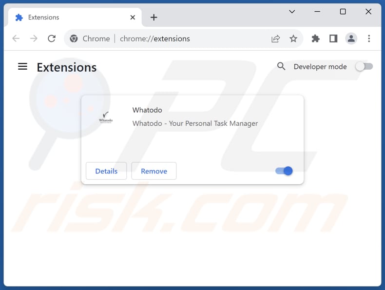 Removing gsrcunow.com related Google Chrome extensions