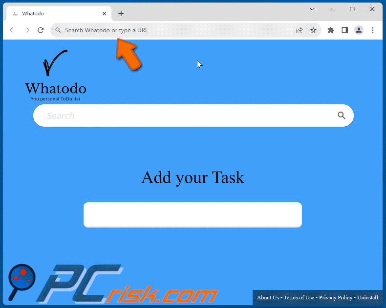 Whatodo browser hijacker gsrcunow.com redirects to bing.com
