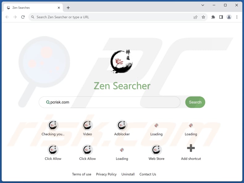 search.zensearcher.com browser hijacker