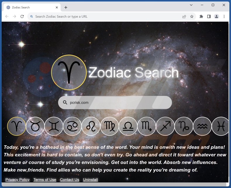 search.zodiac-search.com browser hijacker