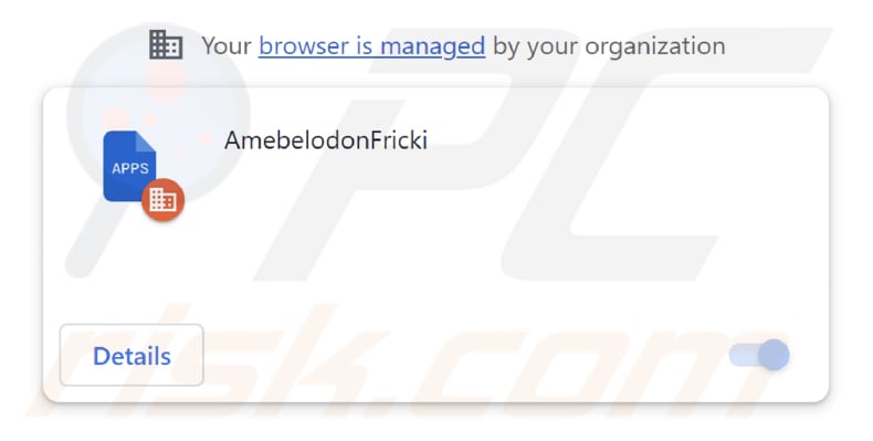 AmebelodonFricki malicious extension