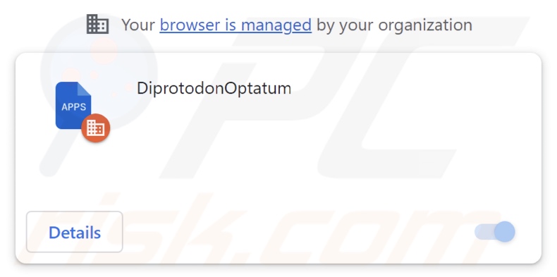 DiprotodonOptatum malicious extension