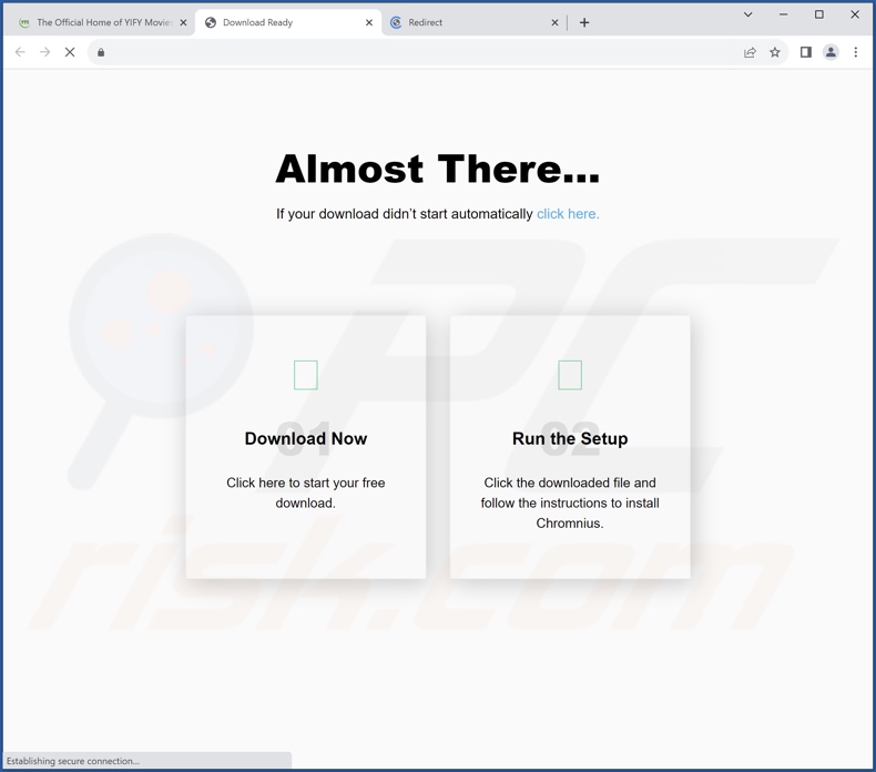 Website promoting DodoIneptus installer
