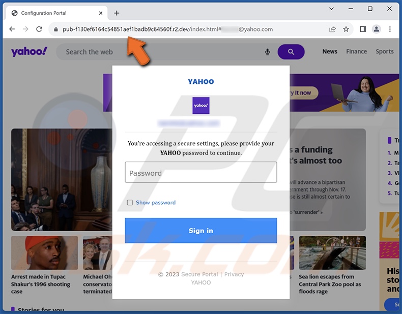 Expiry Notice scam email promoted phishing site