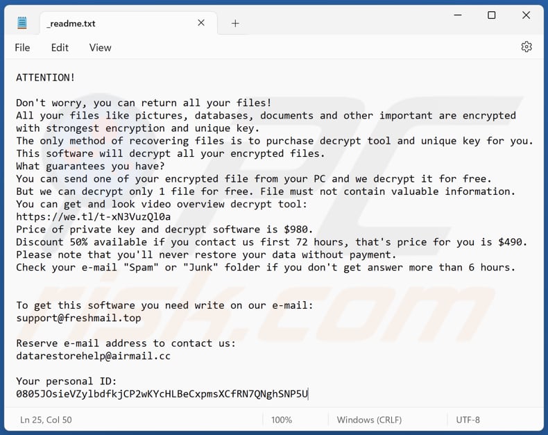 Mlrd ransomware text file (_readme.txt)