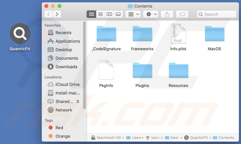 QuanticFit's installation folder