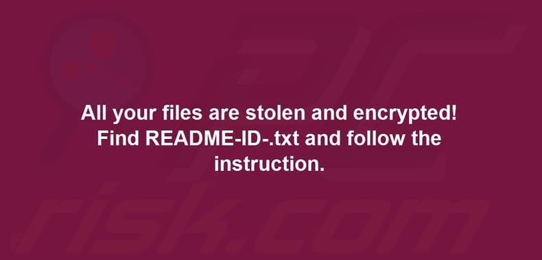 Whole ransomware wallpaper