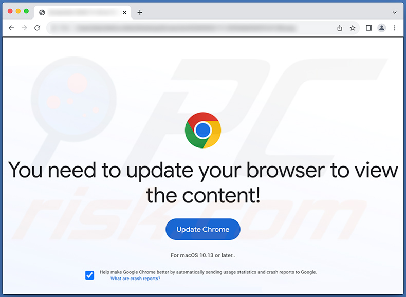 Fake Google Chrome update used to spread Atomic stealer