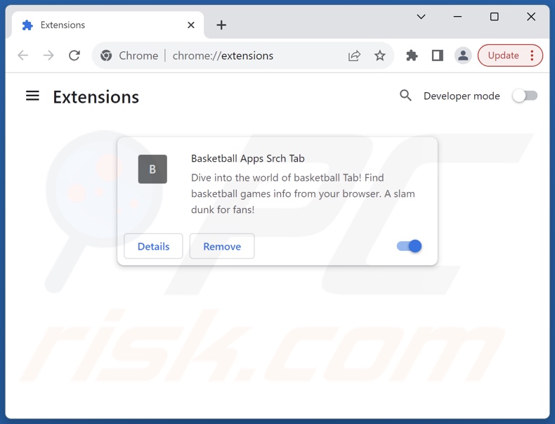 Removing nsrc2u.com related Google Chrome extensions