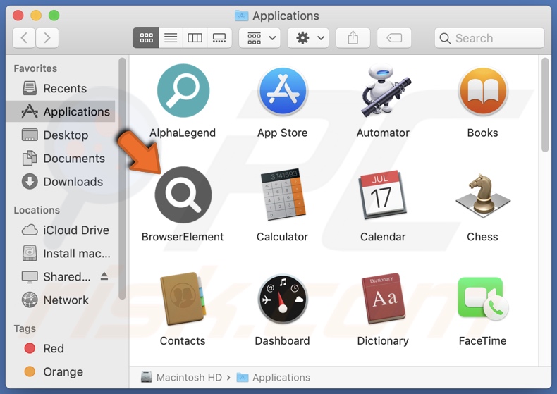 BrowserElement adware