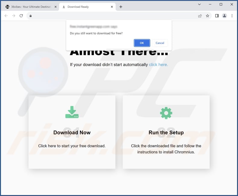 Cumulonimbus malicious extension promoter