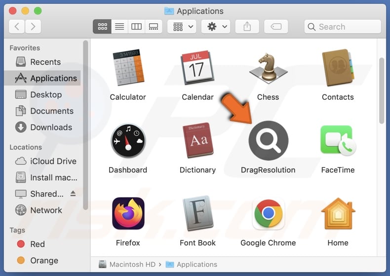 DragResolution adware
