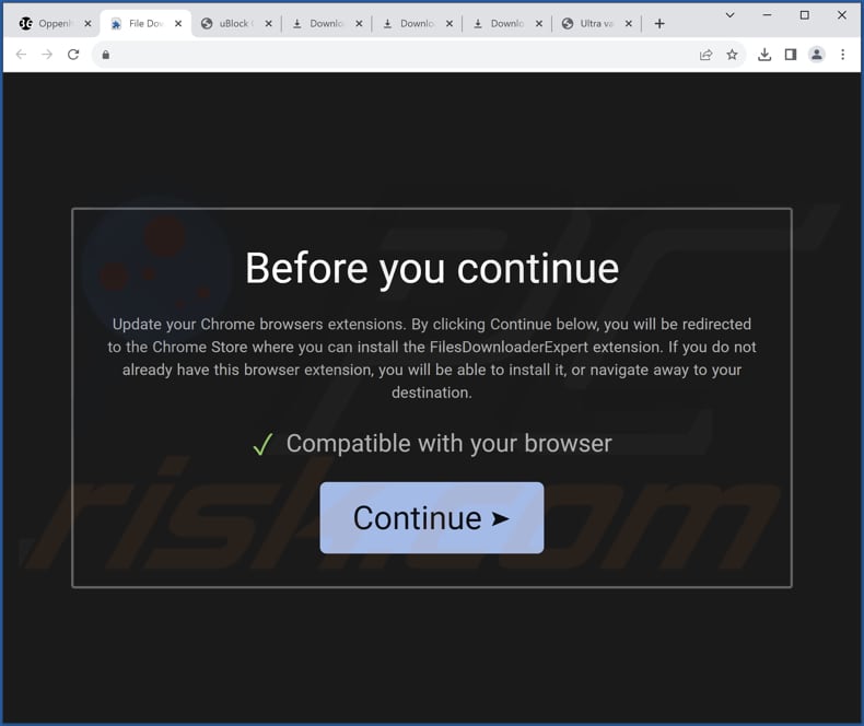 Findmovie browser hijacker deceptive promoter 2