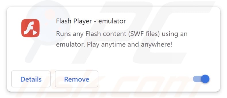 Flash Player - Emulator adware