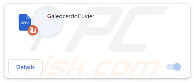 GaleocerdoCuvier malicious extension