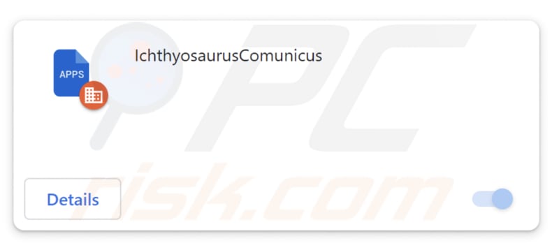 IchthyosaurusComunicus malicious extension
