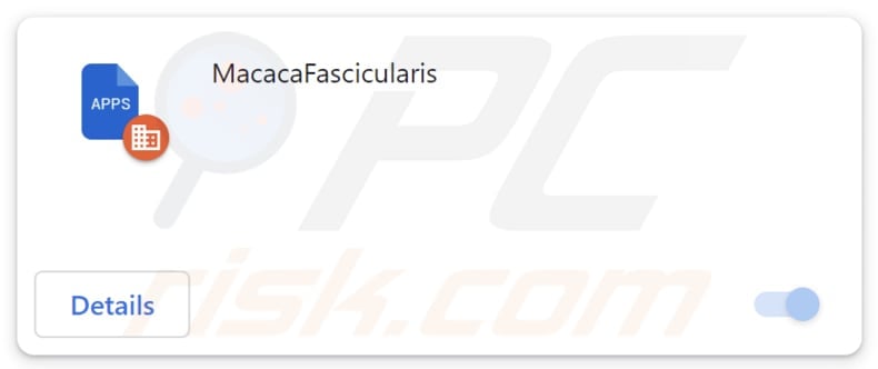 MacacaFascicularis malicious extension