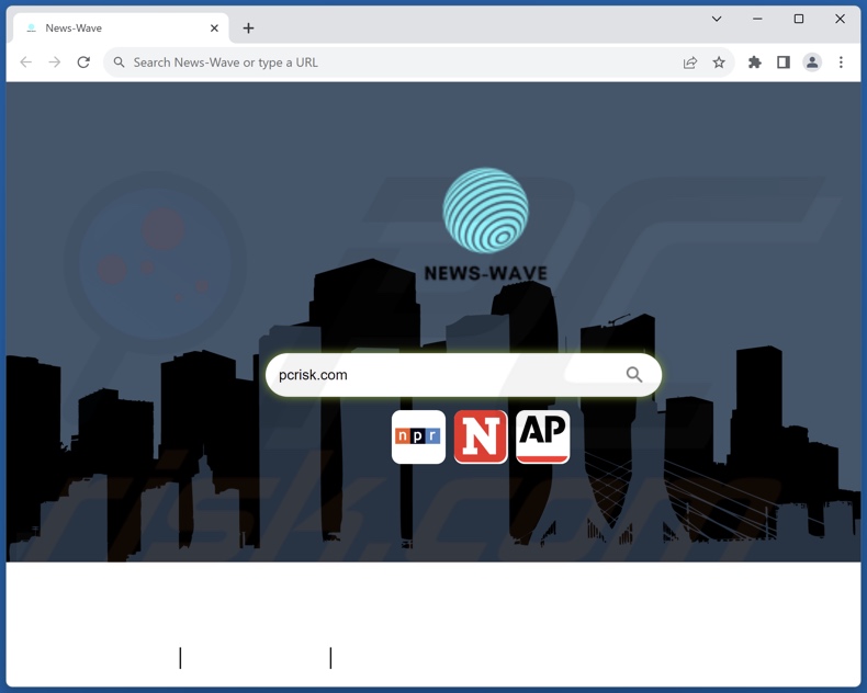 news-wave.net browser hijacker