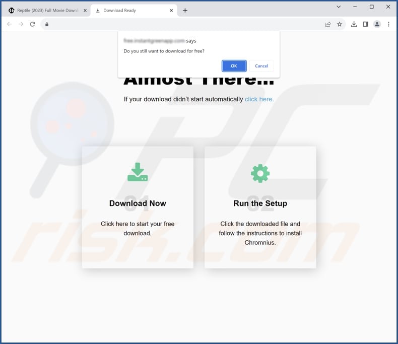 PinusSylvestris malicious extension promoter