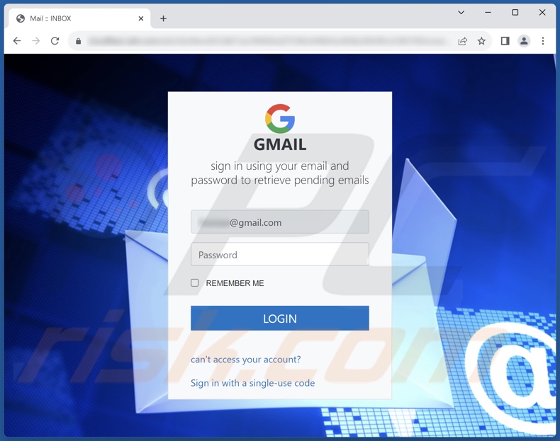 Review These Messages scam email promoted phishing site