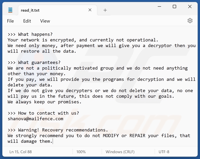 Shanova ransomware ransom note (read_it.txt)