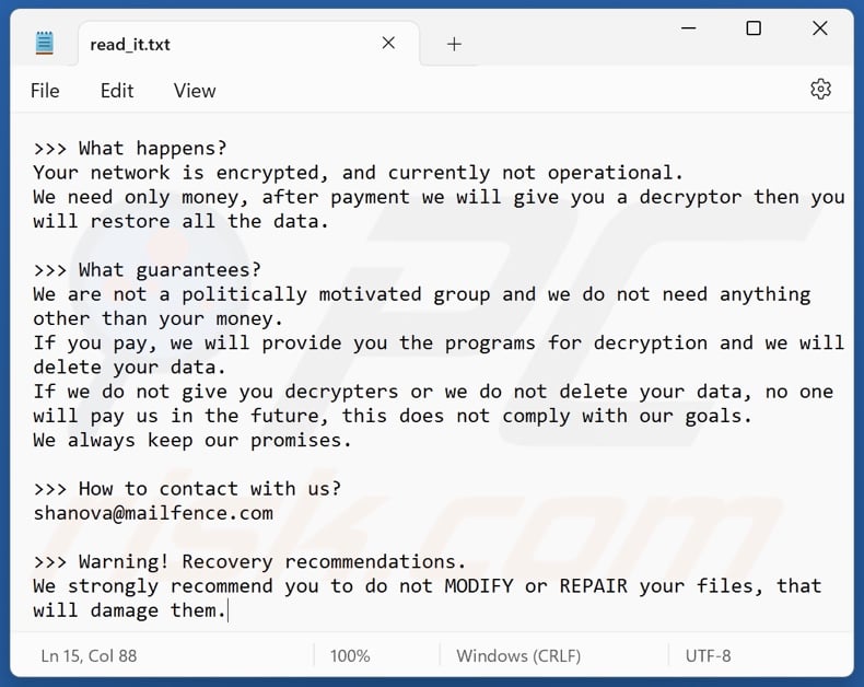 Shanova ransomware ransom note (read_it.txt)