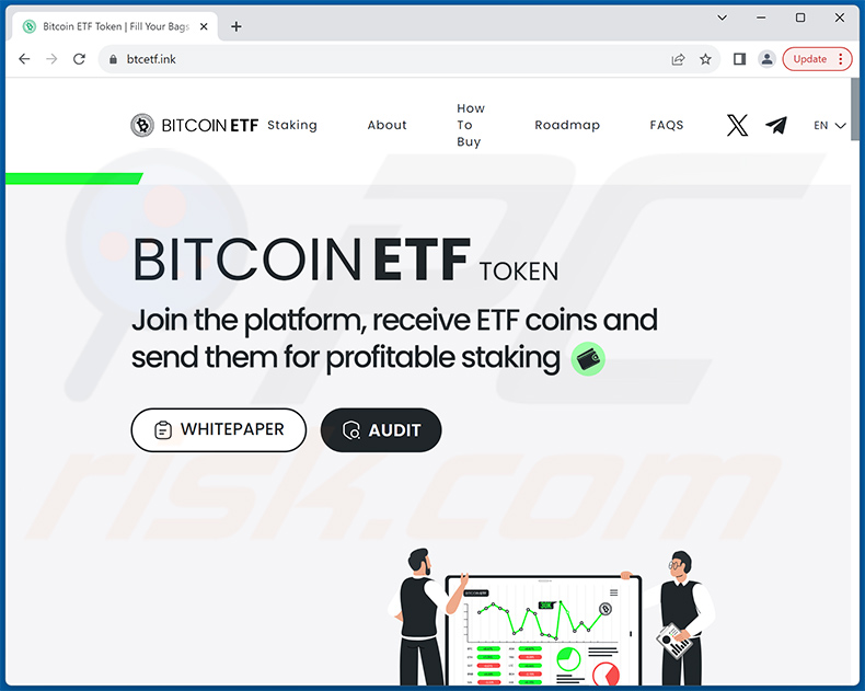 BITCOIN ETF TOKEN scam