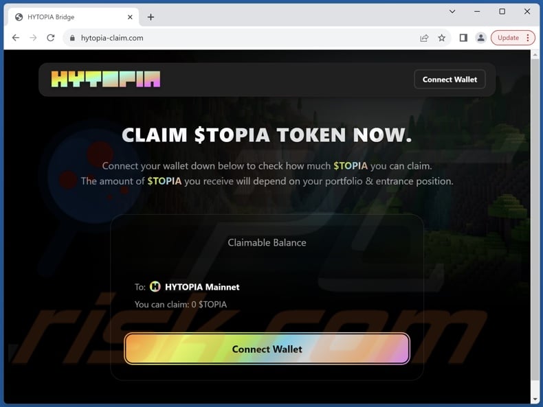 CLAIM HYTOPIA TOKEN scam