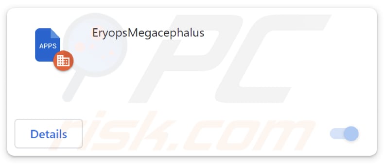 EryopsMegacephalus malicious extension