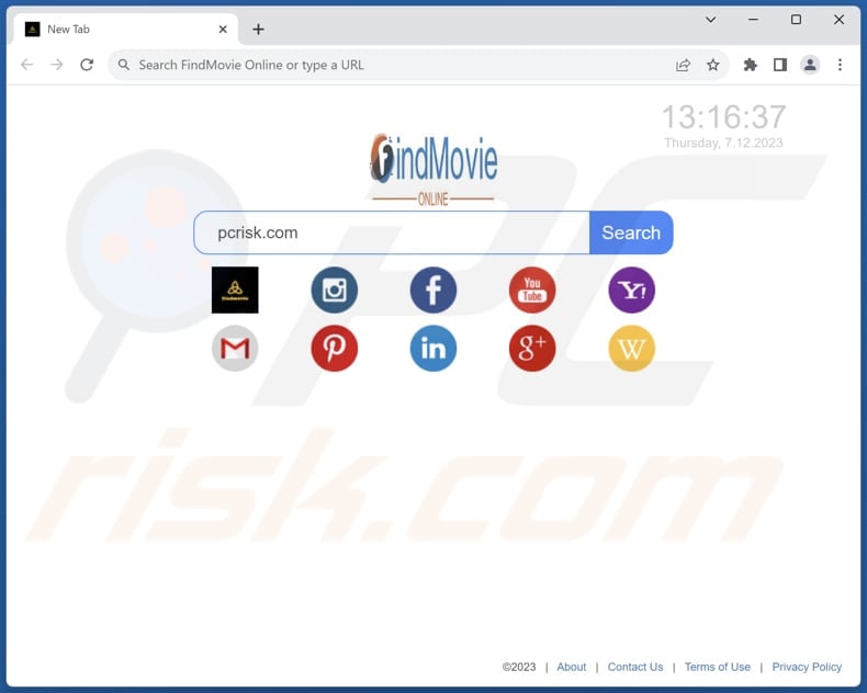 search.findmovie.online browser hijacker