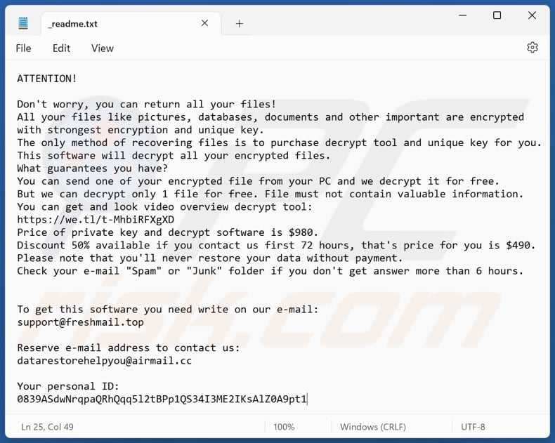 Lomx ransomware text file (_readme.txt)