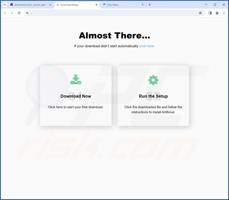 Website promoting CastaneaSativa installer