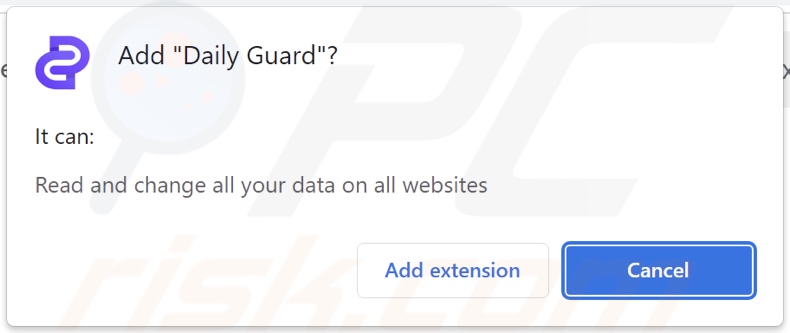 Daily Guard adware asking for permissions